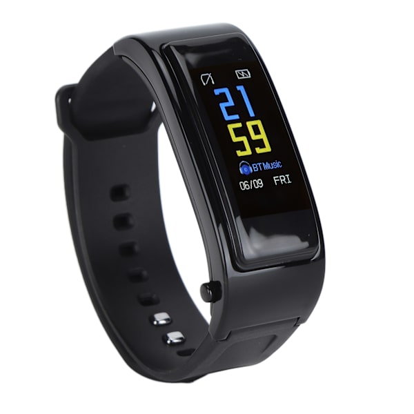 Y3PLUS Smart Armbånd Multifunktionelt Mode Smart Band USB Opladning Intelligent Ur Sort