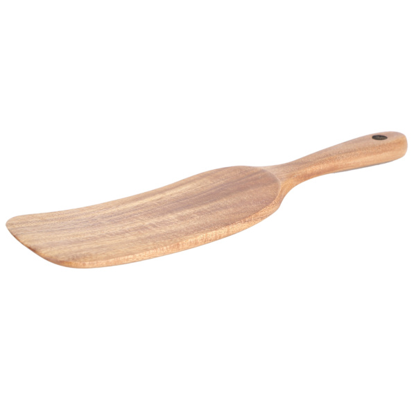 Teak Spatel Hjemmelavet Mad Fødevarekvalitet Træ Stegeske Køkkengrej til Køkkenartikler 26x6cm