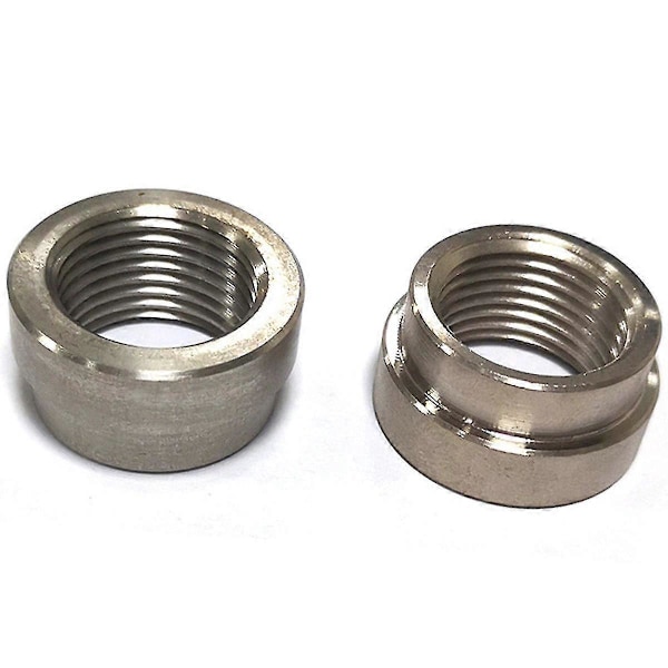 Automotive M18*1.5 Rustfrit Stål Ilt Sensor Møtrik Udstødningsrør Sensor Adapter Møtrik