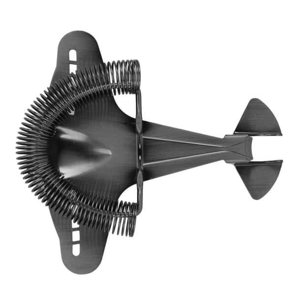 Fighter Plane Cocktail Strainer i rustfritt stål for hjemmebar, profesjonelle bartendere, svart