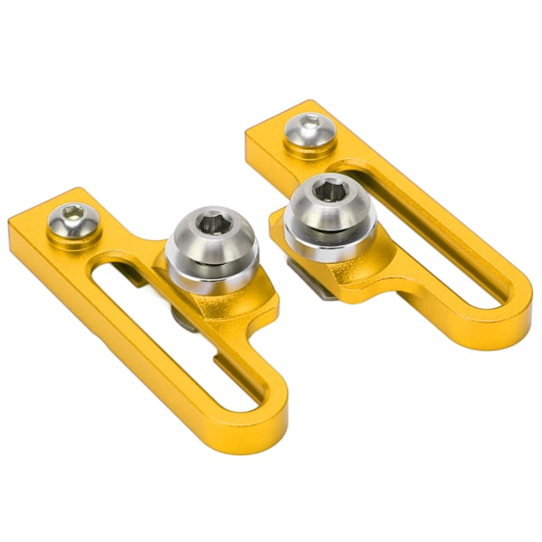 2 stk. cykel C-klemme bremseklodse aluminiumlegering forlængelse C kaliberadapter bremser til racercykler guld