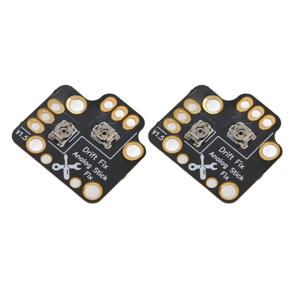 2kpl Gamepad Joystick Drift Repair Board Universal 3D Analog Stick Drift Fix Mod peliohjaimille musta