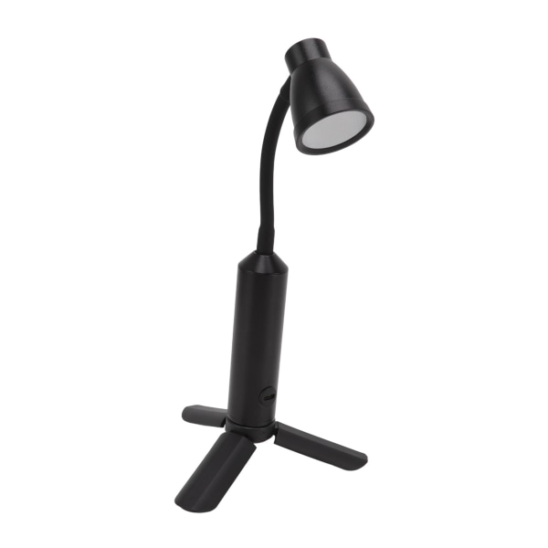 Sammenklappelig LED-bordlampe, bærbar USB-genopladelig dæmpbar bordlampe med stativ til læsning, nødbrug indendørs