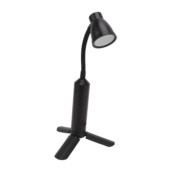 Taitettava LED-pöytävalaisin, kannettava USB-ladattava himmennettävä pöytävalaisin jalustalla lukemiseen, hätätilanteisiin ja sisäkäyttöön