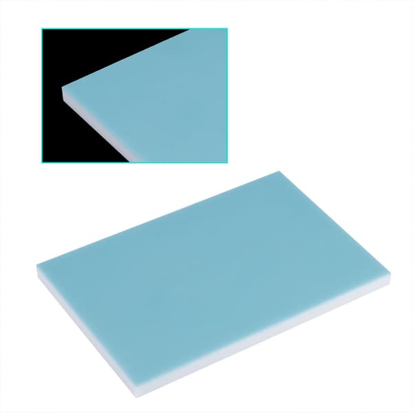 Färgad Sandwich Gummistämpel Snideriblock för DIY-stämplar (mintgrön)