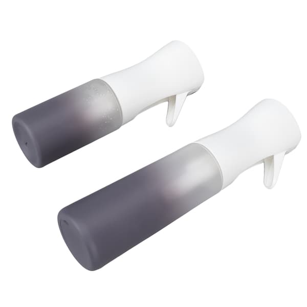 2 stk tomme sprayflasker fin tåke påfyllbare spraybeholdere for hårplante 300ml 200ml gradient grå