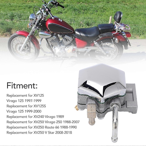 Metall Motorsykkel Drivstoffpumpe Enhet Erstatning for XV125 Virago 125 (1997-1999) - 2UJ-13910-00-00