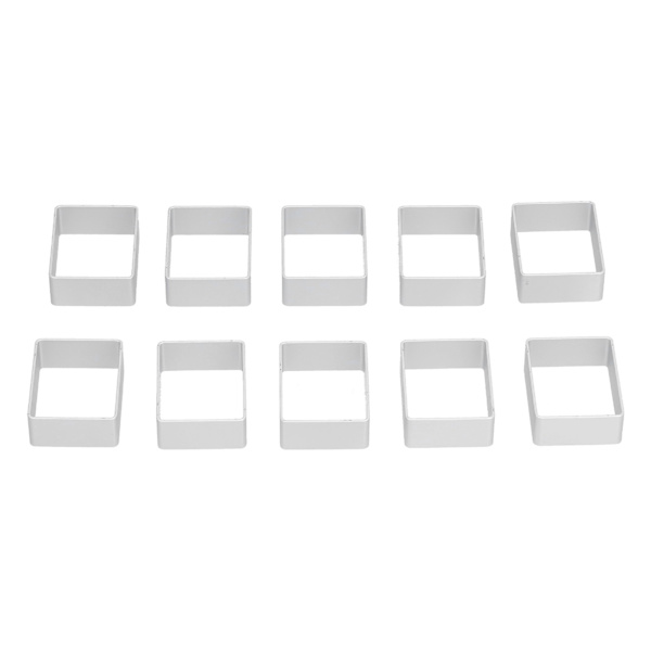 10 kpl / set ruostumatonta terästä Moon mold set keksejä leikkuri tee-se-itse leivinmuottipieni mold
