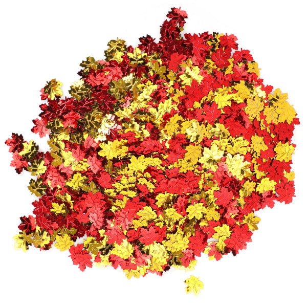 100 g 0,8 tommer Maple Leaf Confetti Høstfest Glitter Paljetter Borddekorasjoner for Thanksgiving Day