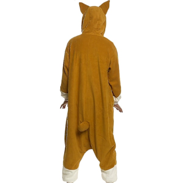 Eläin- ja merieläinpehmolelu Cosplay-asu - Hauska ja leikkisä Halloween-asu aikuisille X-Small Brown