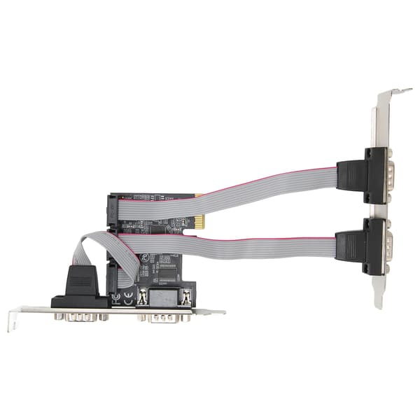 PCIE Udvidelseskort PCI Express X1 til Interface 4 RS232 Serielle Porte Bred Anvendelse Adapterkort
