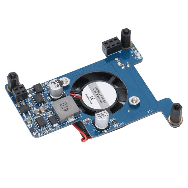 Strømforsyningsmodul for Raspberry Pi 4B / 3B + Ethernet POE Vifte Elektronisk Komponent