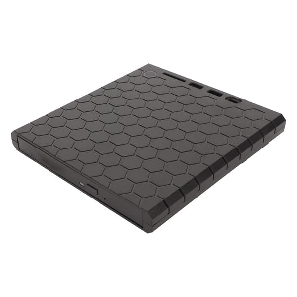 Eksternt CD DVD-drev USB3.0 USB C bærbart CD DVD-læser/skriver med hukommelseskortslot til Windows til OS X PC bærbar computer