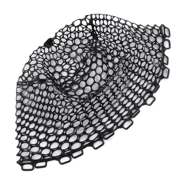 Fluefiskeri Erstatningsnet Dybdegående Fiskegummネット Fiske Landing Netpose Dele Sort Dybde 32cm