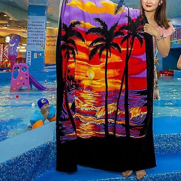 Badehåndklær i bomull - Myke og absorberende bade- og dusjhåndklær Sunsetcoconutpalm