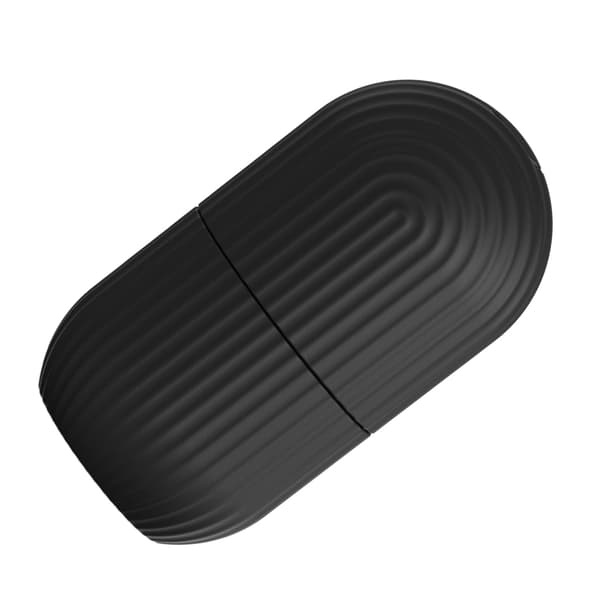 Ansiktsmassager Isbricka Mini Ansiktsvård Krympa Porer Kubbricka Arm Iskompress Kylrulle Rand Svart