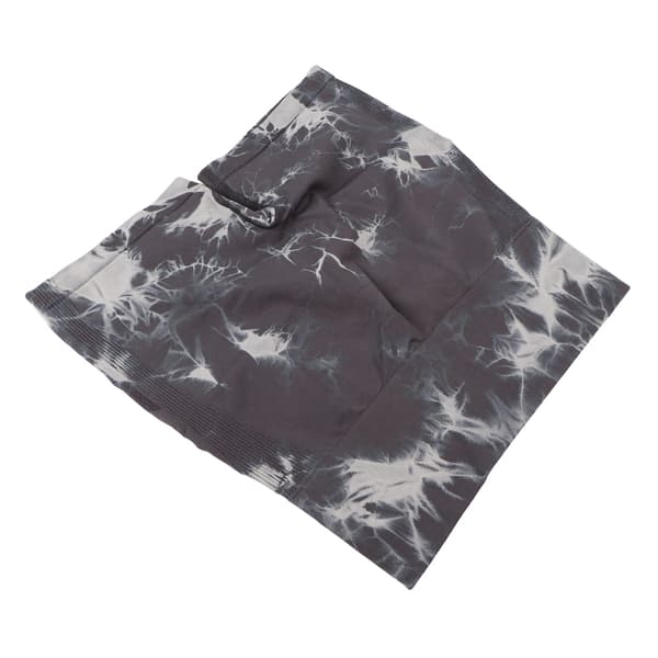 Yogashorts Højtaljede Grå Tie Dyeing Bløde Balde-løftende Yogashorts til Kvinder Løb L