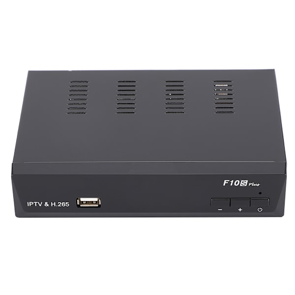 iBRAVEBOX F10S PLUS H.265 IPTV:lle DVB S2:lle POWERVU BISSKEY Set Top Box 100240V(EU )