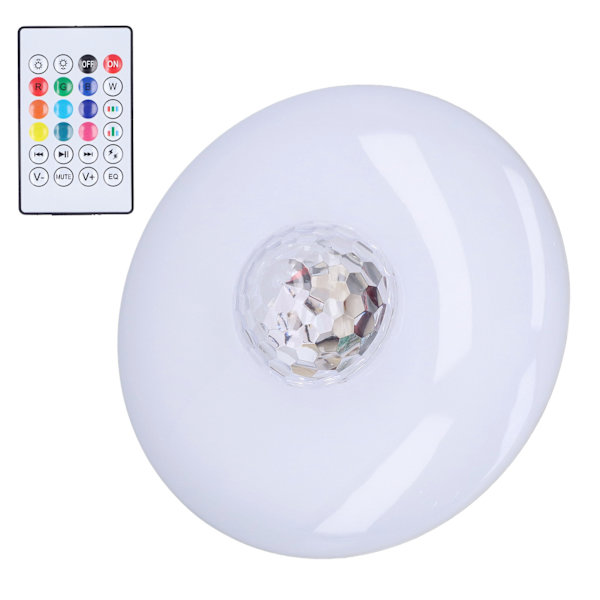 LED-projeksjonslys Bluetooth-lampe Dynamisk krusningseffekt E27 RGB fjernkontroll 24W 85‑265V