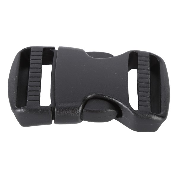 5 stk hurtigspenne plast dobbel justerbar stroppspenner erstatning DIY Craft for ryggsekk SvartFor 25mm bredde stropp