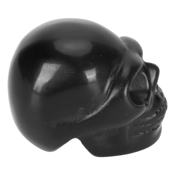 2 tommer krystalkraniehoved Håndudskåret poleret udskæringskallestatue Miniaturekranier Ornamenter til meditation Afslappende Obsidian