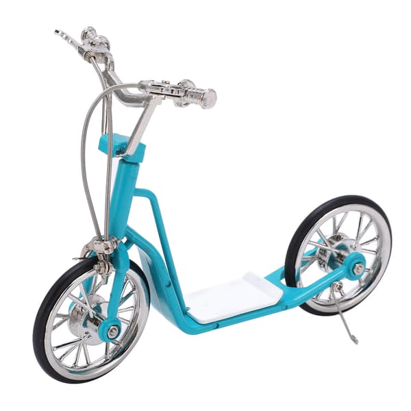 Dækscooterlegetøj Levende simuleringsdesign Smuk udsøgt tekstureret legering Miniature scooterpyntmodel