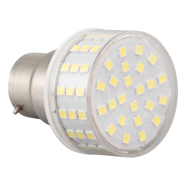 B22 LED Majslampe ABS 10W 1000LM Flimmerfri Energibesparende Lys til Loftbordskab AC 85‑265V Hvidt Lys