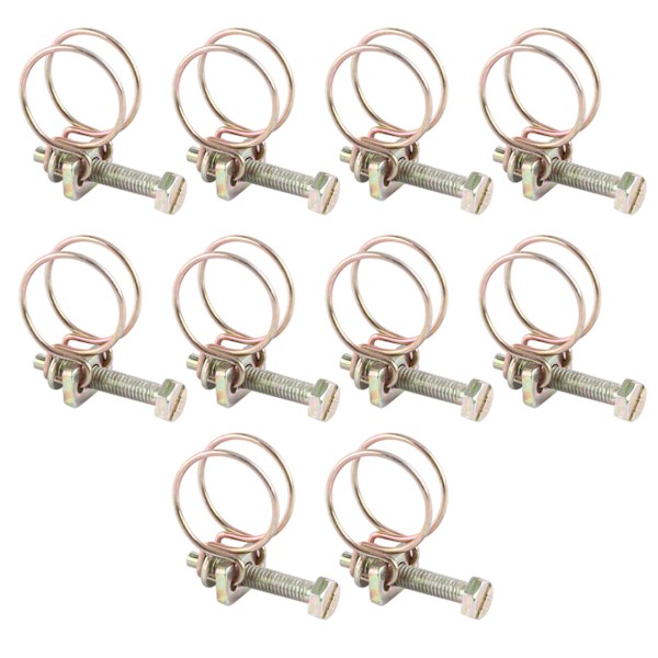 Vandslangeklemme i rustfrit stål Rørklemme bøjle VVS (13 mm-16 mm)