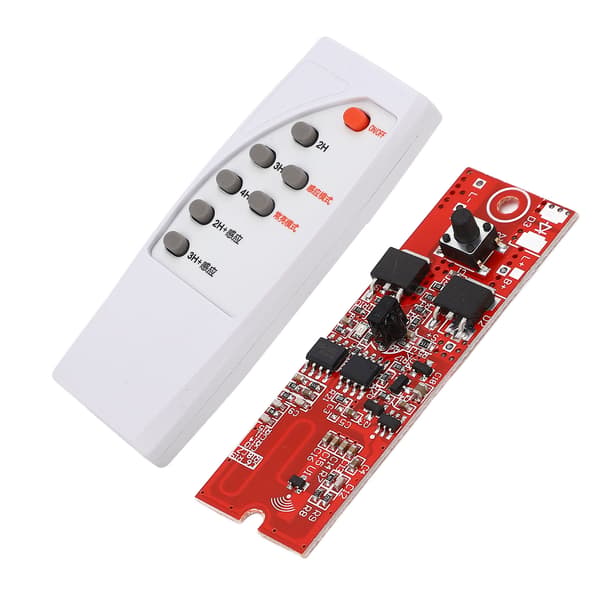 Solarladeregulator Board Bevegelsessensor Kontrollmodul Solcellelyskretskort for 3.2V 3.7V Batteri
