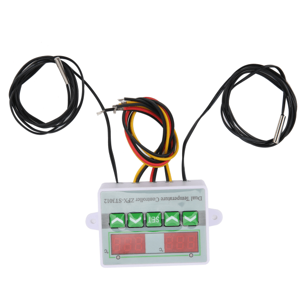 Temperaturregulator Digital Display Mikrocomputer Intelligent kontrolkontakt ST3012 12V