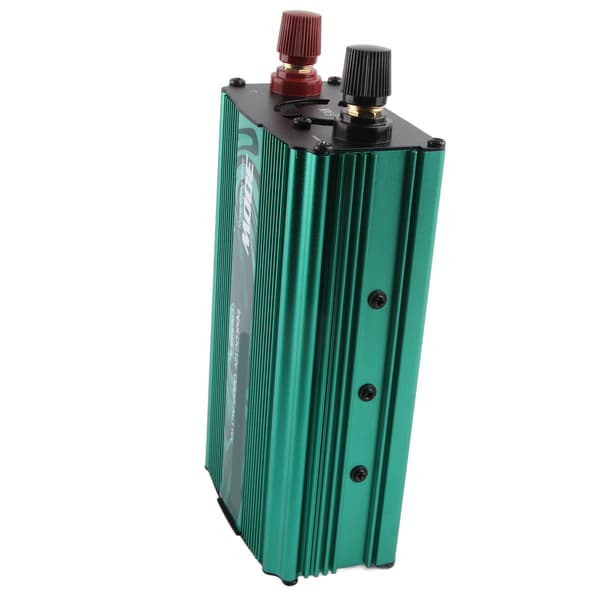 DC til AC-omformer Aluminiumlegering Smart Reparasjon Sinusbølge Strømomformere 300W 12V til 110V Vert
