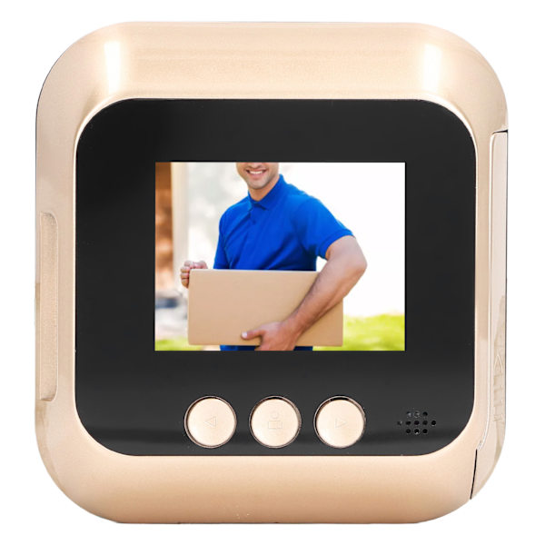 Digital Door Viewer 2,4 tommer kighulskamera IR nattesyn 135 grader vidvinkel videodørklokke intercom