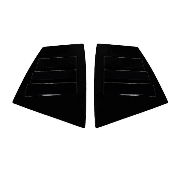 For 2014-21 Glossy Black Bakrutejalousier