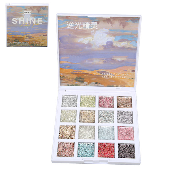 Maleri neglelakk 16 farger trygge langvarige glitrende DIY neglelakk gel for salong manikyr