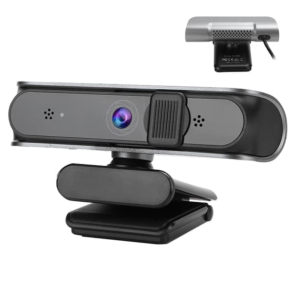 Webcam Kameraer Computere 1080P 5MP USB2.0 360° Rotation Online Undervisning Forretningsmøde