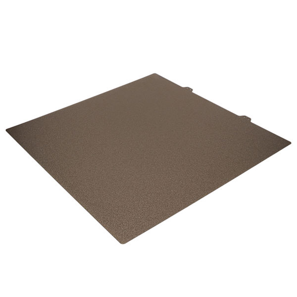 PEI Stålplade PEI Pulvercoating 377x370mm Guld Hot Bed Stålplade 3D Printer Tilbehør til Ender 5 Plus Stålplade