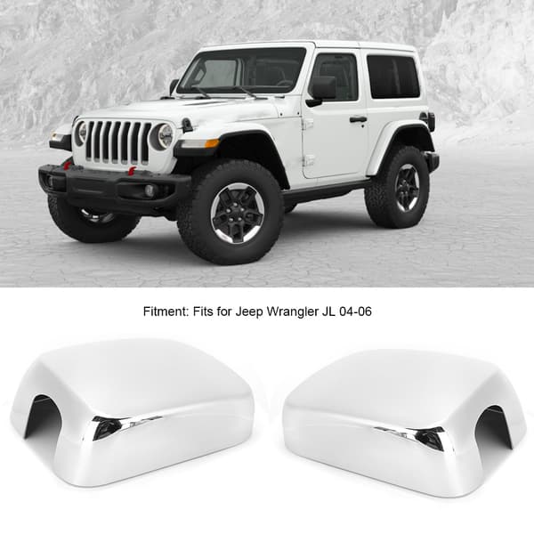 Bil Dør Side Bakspeil Skallhetter Passer til Jeep Wrangler JL 04-06