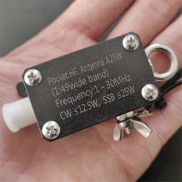 Taskukokoinen HF-antenni A25 1-30MHz taajuusalueen lyhytaaltoantenni