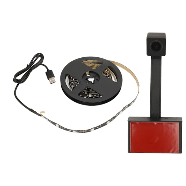 RGB TV-baggrundsbelysningsstrimler App-styring Dynamisk belysning WiFi TV LED-baggrundsbelysning med 1080P-kamera til 55-65in TV EU-stik