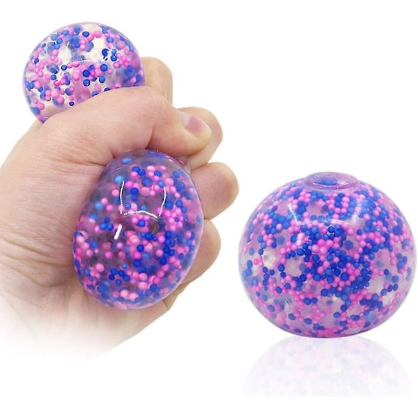 2 st Powerball Squishy Hand Fortifying Stress Balls - Lindra handleds-, hand- och fingerstress för barn och vuxna