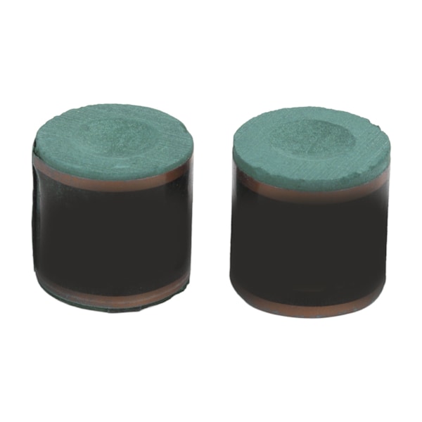 2pcs Pool Cue Billiard Chalk Billiard Cue Chalk Billiard Accessories Cylinder Strong Adhesion Green