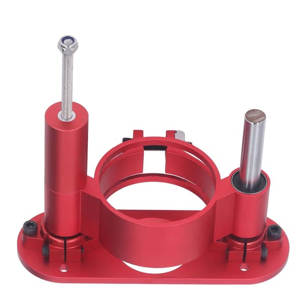 Fräslyftbas Maximal 47 mm höjd Aluminiumlegering Rostfritt stålstång Träbearbetning Lyftbordsbas