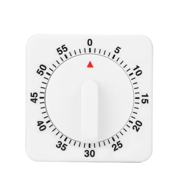 Bærbar 60-minutters nedtelling mekanisk timer Bakematlagingsverktøy Matlaging