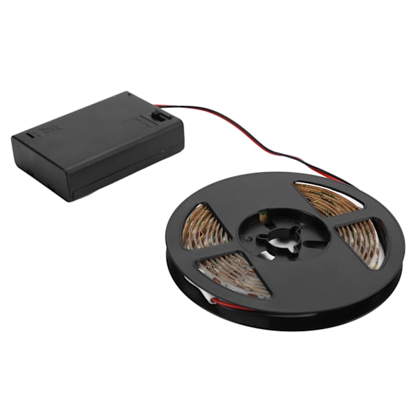 2m 120LED ljusslinga Vattentät Batteridriven Ljusremsa för Hemtrappa Garderob1663072 Kall färg