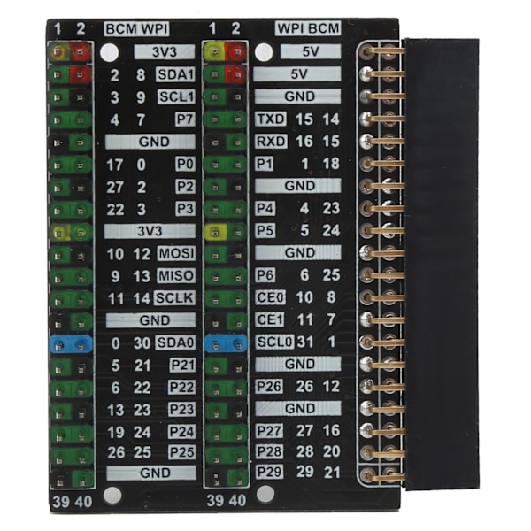 GPIO udvidelseskort interface udvidelsesadaptermodul dobbelt række til Raspberry Pi 400