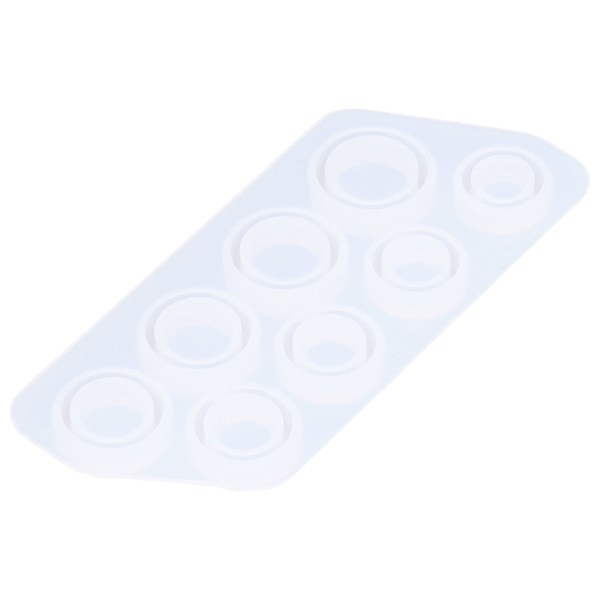 Silikonform DIY Unik Kristall Epoxy Ring Transparent Silikonform Dekoration
