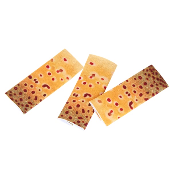 3st polyester fiskskinnsmönster Fiske strippning Enkelfingerskydd Skydda tillbehör