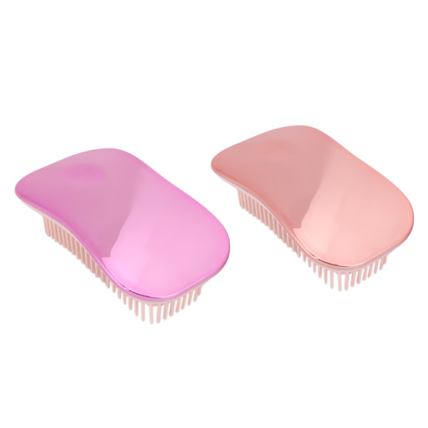 2 st Detangling Kam Borste Hår Massage Professionell Bärbar Detangler Hårborste för Kvinnor Män