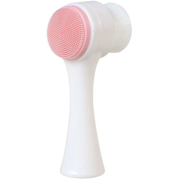 Exfolierande Ansiktsrengöringsborste - Djuprengöring, Rengör Porer, Sminkborttagning (Rosa)