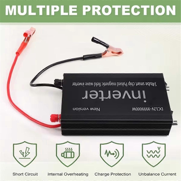 Kraftomvandlare DC12V-9999000W Batteri Boost Converter Inverter